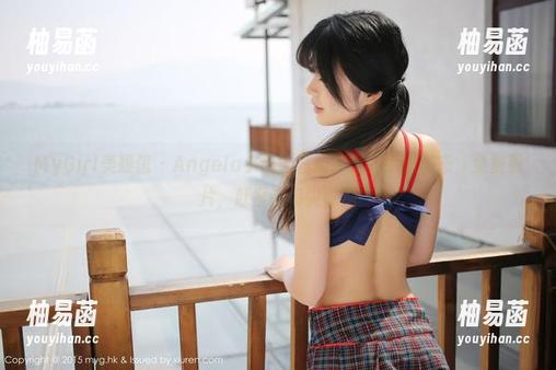 MyGirl美媛馆 - Angela小热巴在婚纱里的慵懒姿态，免费照片，赶紧来鼻尖冒烟