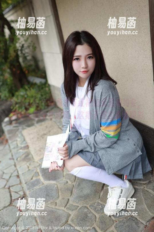 模范学院 - 宅兔兔与红裙的无圣光约会，真是美图出奇迹啊，这裙子应会说话喝彩吧！